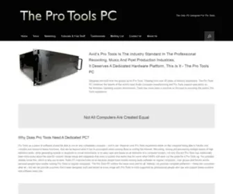 Pro-Tools-PC.com(The Pro Tools PC) Screenshot