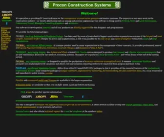 Procon.com.au(Construction Software) Screenshot
