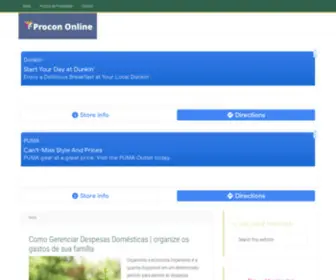 Procononline.com.br(Procon Online) Screenshot