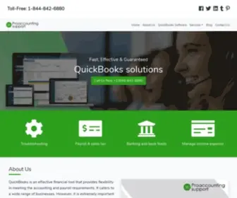 Proaccountingsupport.com(Proaccountingsupport) Screenshot