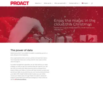 Proact.de(#thepoweroftogether) Screenshot