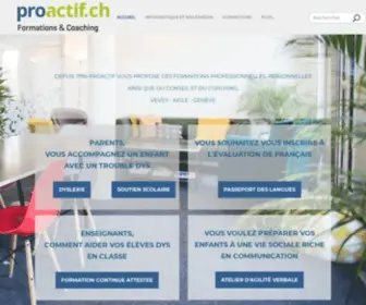 Proactif.ch(Proactif Vevey) Screenshot