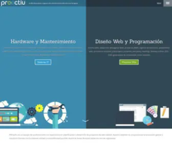 Proactiu.cat(Informàtica per empreses) Screenshot