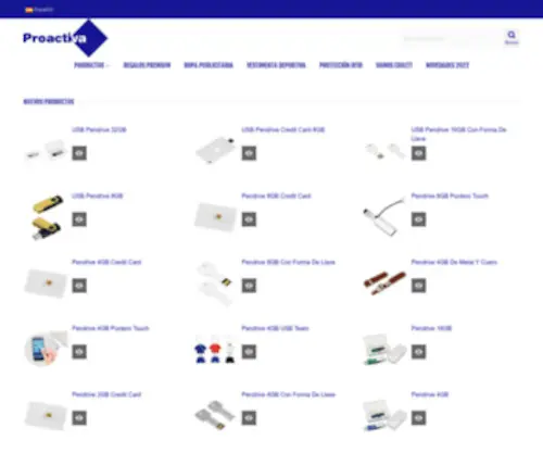 Proactiva.cl(Regalos publicitarios) Screenshot