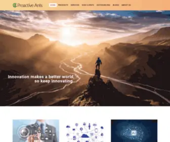 Proactiveants.com(Be proactive) Screenshot