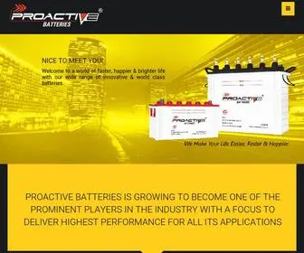 Proactivebatteries.co(Proactivebatteries) Screenshot