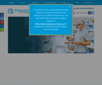 Proactivecarepharmacy.com(Pharmaceutical Products) Screenshot