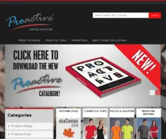 Proactiveclothing.com(Proactive Clothing) Screenshot