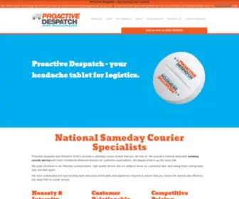 Proactivedespatch.com(Proactive Despatch) Screenshot