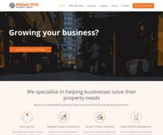 Proactivegroup.co.nz(Property Advisors & Lease Negotiators) Screenshot