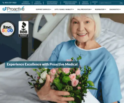 Proactivemedical.com(Proactive Medical Products) Screenshot