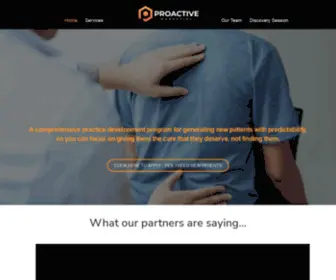 Proactivemktg.com(We Help You Get Your Schedule Packed with Qualified Patients) Screenshot