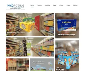 Proactivepkg.com(Proactive Packaging) Screenshot