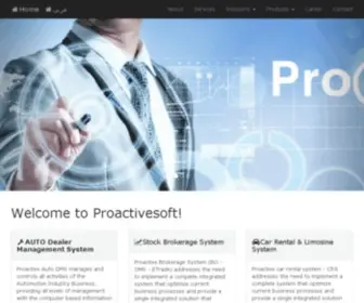 Proactivesoft.com(Business Solutions Provider) Screenshot