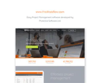 Proactivesoftware.com(Project Management Software) Screenshot