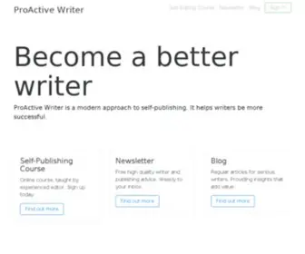 Proactivewriter.com(ProActive Writer) Screenshot