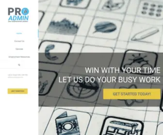 Proadminservices.net(Your Local Small Business Solution) Screenshot