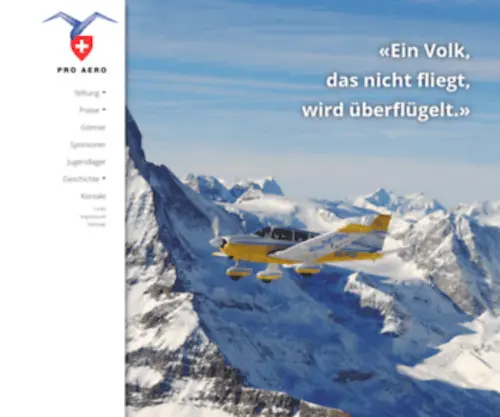 Proaero.ch(Proaero) Screenshot