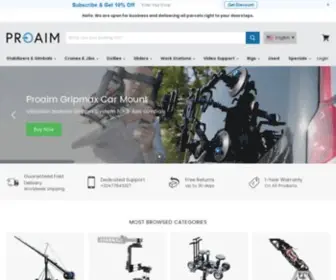 Proaim.be(Quality Equipment for Film & Video Artists) Screenshot
