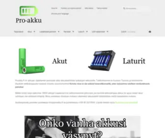 Proakku.fi(Etusivu) Screenshot