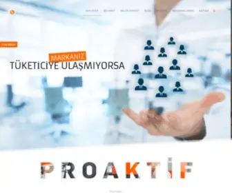 Proaktifiletisim.com(Dijital İçerik ve Pazarlama Ajansı) Screenshot