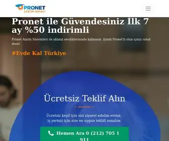 Proalarmsistemleri.com(Pronet Alarm Sistemleri) Screenshot