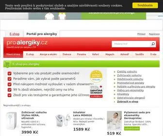 Proalergiky.cz(Pro Alergiky) Screenshot