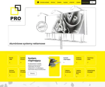 Proaluminium.com.pl(Pro Aluminium) Screenshot