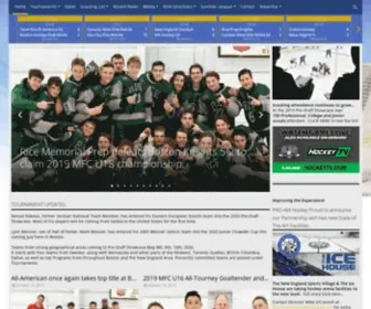 Proamhockey.com(New England Pro) Screenshot