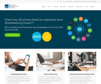Proams.com.au(An Adelaide bookkeeper) Screenshot