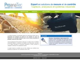 Proanatec.fr(Accueil) Screenshot