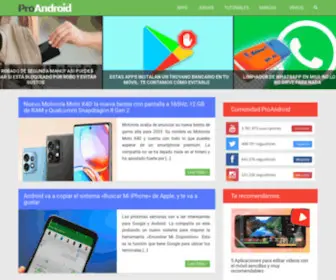Proandroid.com(Pro Android) Screenshot