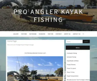 Proanglerkayak.fishing(Pro Angler Kayak Fishing) Screenshot