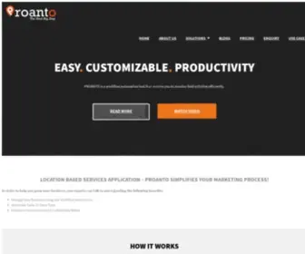 Proanto.com(Workflow automation permits you to automate routine tasks and) Screenshot