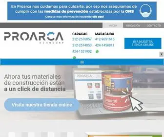 Proarcave.com(Todo en materiales de construcción liviana) Screenshot