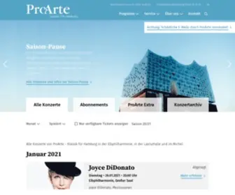 Proarte.de(Home) Screenshot