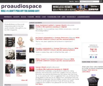 Proaudiospace.com(Rule #1) Screenshot