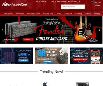 Proaudiostar.com(Pro Audio & DJ Equipment Gear) Screenshot
