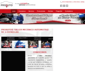 Proauto.com.mx(Taller Mecánico Automotriz De 5 Estrellas En CDMX) Screenshot