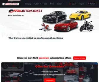 Proautomarket.ch(PRO AUTOMARKET) Screenshot