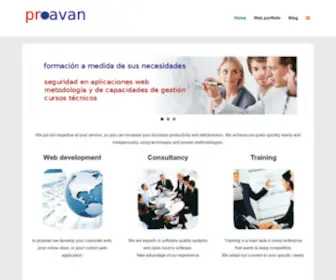 Proavan.com(Desarrollo) Screenshot