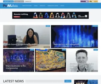 Proavl-Asia.com(Pro AVL Asia) Screenshot