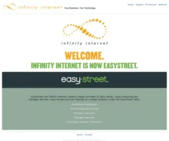 Proaxis.com(Infinity Internet (EasyStreet) is now Atmosera) Screenshot