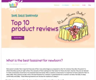 Probabybassinets.com(Best bassinet reviews help you choose the right bassinet for your baby) Screenshot