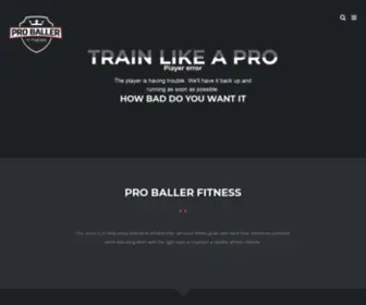 Proballerfitness.com(Train Like a Pro) Screenshot