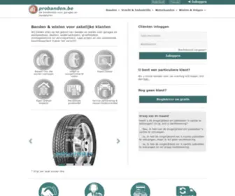 Probanden.be(Banden & wielen voor zakelijke klanten @) Screenshot