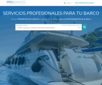 Probarcos.com(Servicios Profesionales para tu barco) Screenshot