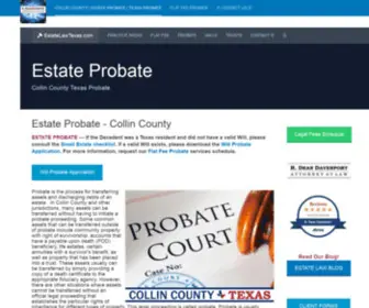 Probatecollincounty.com(Estate and Will Probate) Screenshot