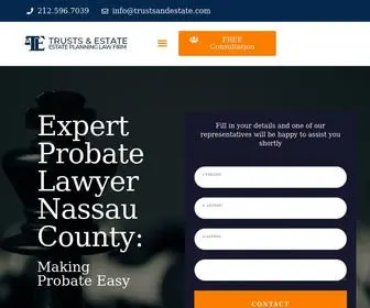 Probatelawyernassau.com(Offering Unparalleled Knowledge And A Proven Track Record In Probate Cases) Screenshot