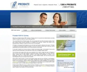 Probatesydney.com.au(Probate NSW & Sydney) Screenshot